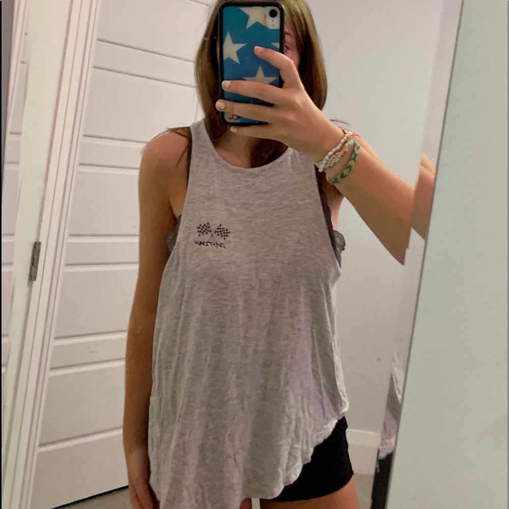 graphic tank top